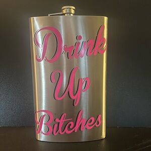 Giant Oversized Stainless Steel Flask, Party, Gag Gift